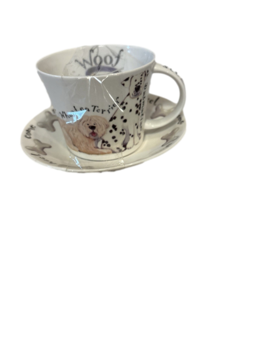 Roy Kirkham Fine Bone China 2002 Cup & Saucer “Walkies” 1062